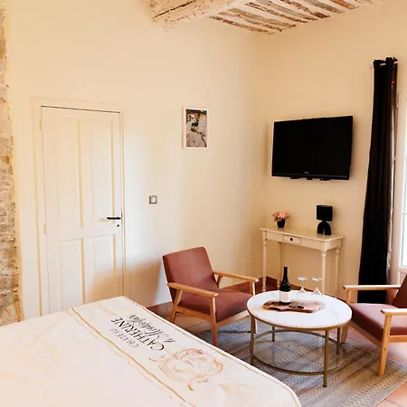Bed & Breakfast Chateau Catherine De Montgolfier - Et - Piscine - Domaine Viticole Bio Avec Degustation 3*